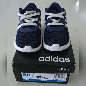 Adidas Kids Navy and White Athletic Sneakers Size 5 Toddler
